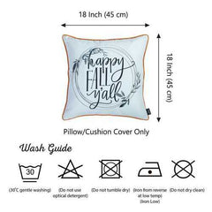 18"x18" Thanksgiving Quote Printed Decorative Throw Pillow Cover