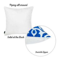 18"x 18" Blue Sky Tile Decorative Throw Pillow Cover Printed