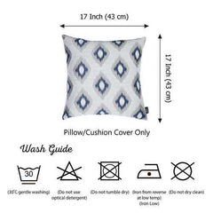 17"x 17" Jacquard Chic Decorative Throw Pillow Cover