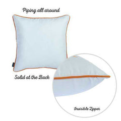 18"x 18" Thanksgiving Leaf Quote Decorative Throw Pillow Cover