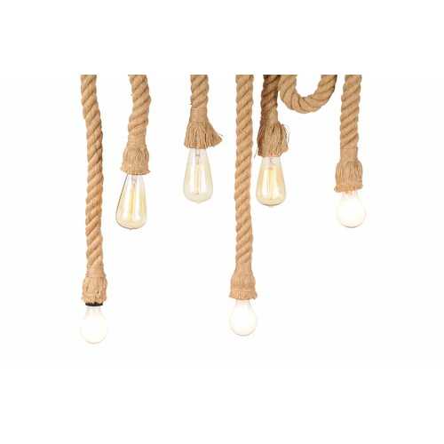 5" x 30" x 50" 6 bulbs, Medusa - Pendant Lamp