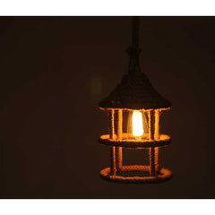8.5" x 8.5" x 47" Rope - Pendant Lamp