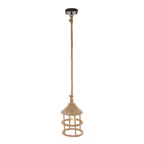 8.5" x 8.5" x 47" Rope - Pendant Lamp