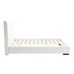 62.2" x 83.9" x 43.5" White, Leatherette, Plywood, MDF, Full Bed