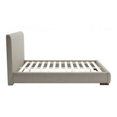 68.5" x 88.6" x 43.5" Gray, Leatherette, Plywood, MDF, Queen Bed