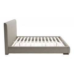83.9" x 88.6" x 43.5" Gray, Leatherette, Plywood, MDF, King Bed