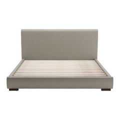 83.9" x 88.6" x 43.5" Gray, Leatherette, Plywood, MDF, King Bed