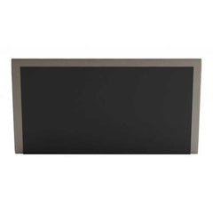 83.9" x 88.6" x 43.5" Gray, Leatherette, Plywood, MDF, King Bed