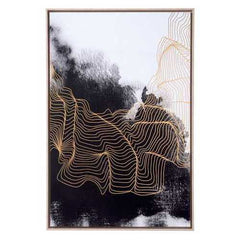 33" x 2" x 49" Multicolor, MDF, Wood, Canvas