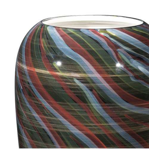 10.2" x 10.2" x 15.4" Multicolor, Ceramic, Large Vase