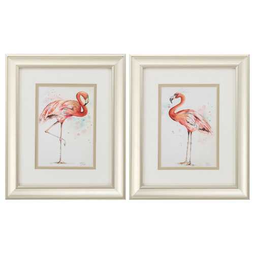 10" X 12" Champagne Gold Color Frame  Pink Showoff (Set of 2)