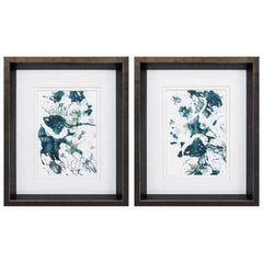 10" X 12" Brushed Silver Frame Cloud Farm (Set of 2)