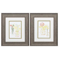 11" X 13" Distressed Wood Toned Frame Starting Fresh (Set of 2)