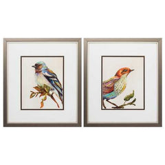 14" X 16" Metallic Bronze Frame Eco Bird (Set of 2)