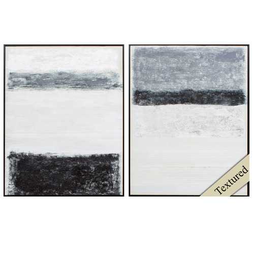 19" X 24" Dark Wood Toned Frame Clusters (Set of 2)