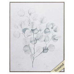 22" X 28" Woodtoned Frame Botanical Sketches Iv