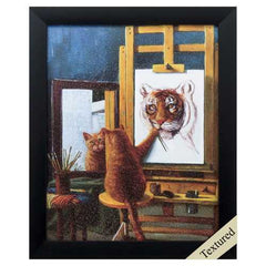 9" X 11" Black Frame Norman Catwell