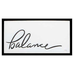 25" X 13" Silver Frame Balance