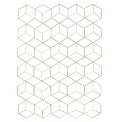 24" X 34" Gold Illusion