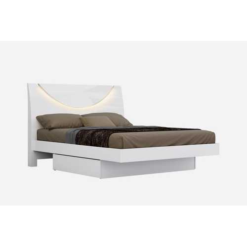79 X 80" X 43" White  Eastern King Bed