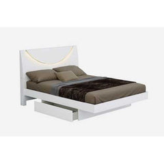 446.5" X 189.8" X 74.1" White  4PC Queen Bedroom Set