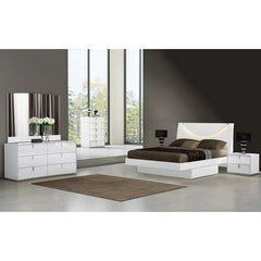 480.3" X 193.7" X 74.1" White  4PC California King Bedroom Set