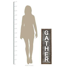 Galvanized Metal "Gather" Wood Wall Panel
