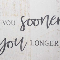 Bold Love You Longer Oversized Wall Art