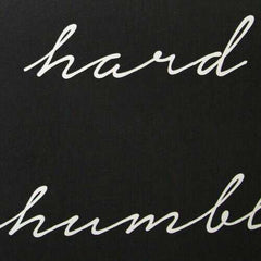 Matte Black "Be Kind" Wall Decor