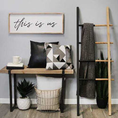 "This Is Us" Wood Framed Wall Art