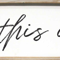 "This Is Us" Wood Framed Wall Art