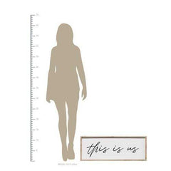 "This Is Us" Wood Framed Wall Art