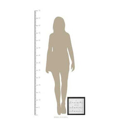 Set of 2 Get Naked  Black Wood Framed Wall Art