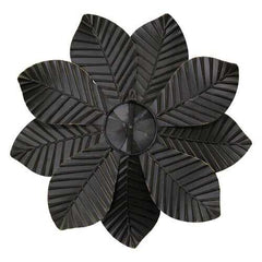 Blue Ombre Metal Flower Wall Decor