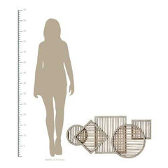 Geometric Whitewash Statement Wall Decor