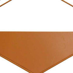 Orange Metal Wall Planter
