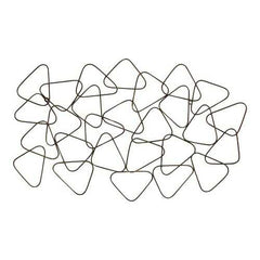 Mid-Century Gold Metal Statement Wall Decor
