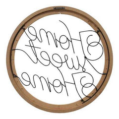 Black "Home Sweet Home" Wood and Metal Wall Decor