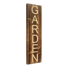 Carved "Garden" Wood Panel Wall Decor