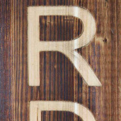 Carved "Garden" Wood Panel Wall Decor