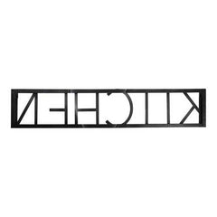 Metal Kitchen Sign Wall Decor
