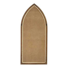 36" Gothic Inspired Arch Wood Wall Mirror