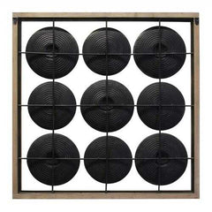 Matte Textured & Wood Framed Plates