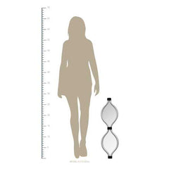 White Metal Teardrop Framed Wall Mirror