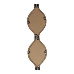 White Metal Teardrop Framed Wall Mirror