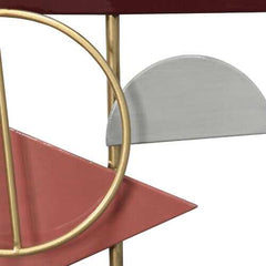 41" Glossy Abstract Metal Centerpiece