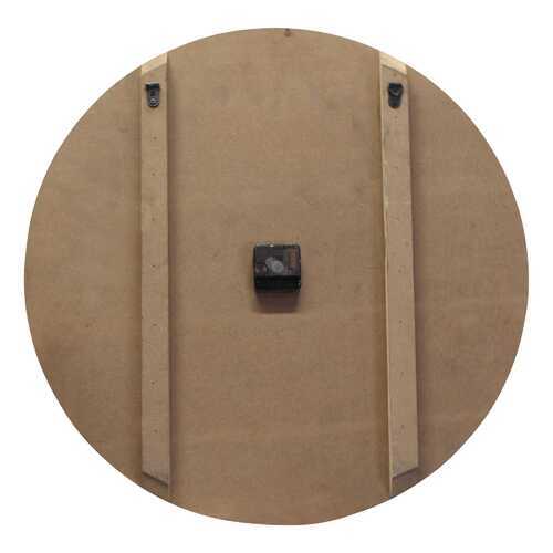 24" Vincent Black and White Wood   Wall Clock