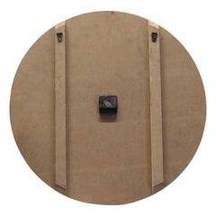 24" Vincent Black and White Wood   Wall Clock