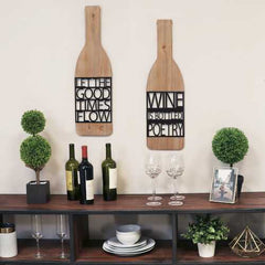 "Let the Good Times Flow" Metal and Wood Wall Decor