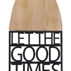 "Let the Good Times Flow" Metal and Wood Wall Decor